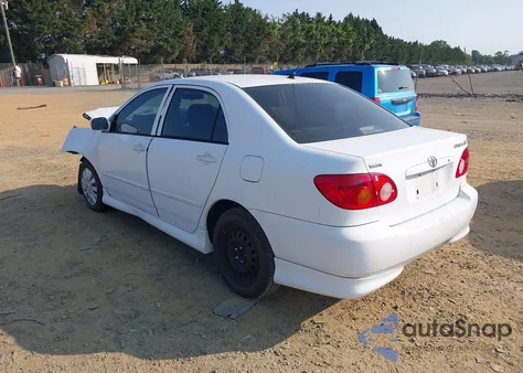 2003 Toyota Corolla S z USA, uszkodzony, nr VIN 1NXBR32E63Z000246